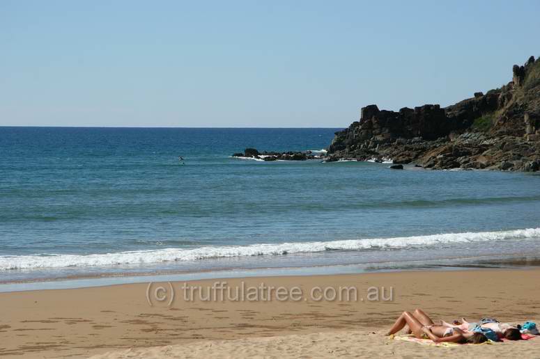 The main beach in Agnes Water