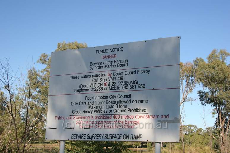 Fitzroy River Barrage, Rockhampton