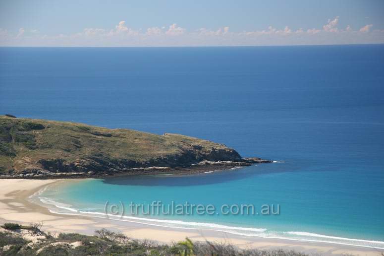 Wreck Beach with fringing reef, Great Keppel Island