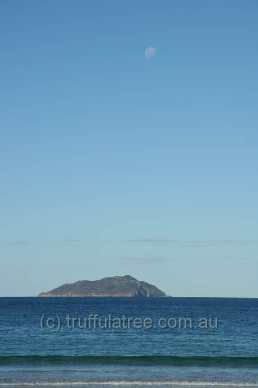 Looking east from the western side of Great Keppel