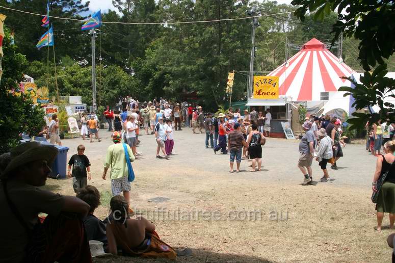 View from outside the Chai Tent