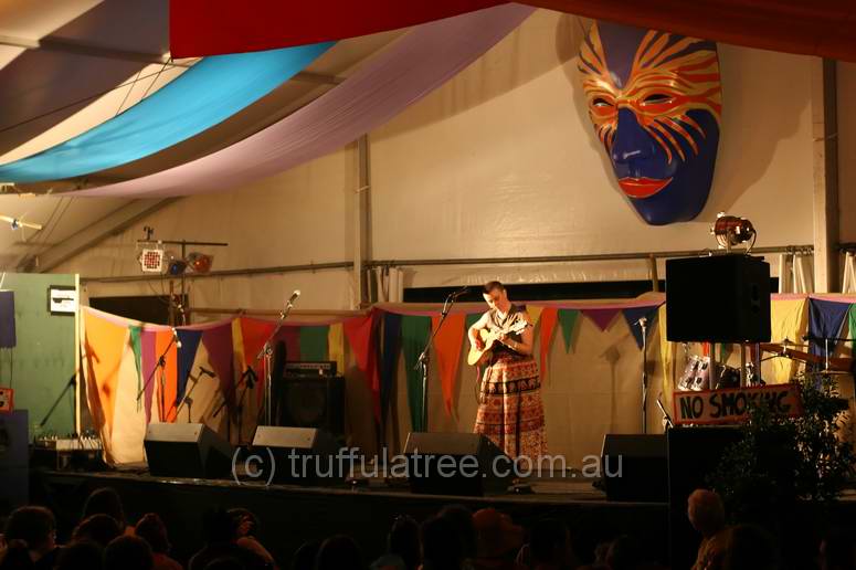 Penelope Swales at the Chai Tent