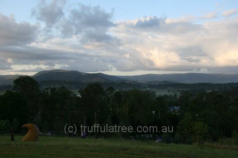 View from the hilltop at Woodford