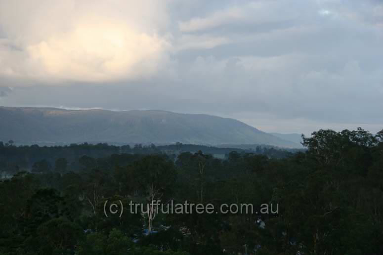 View from the hilltop at Woodford