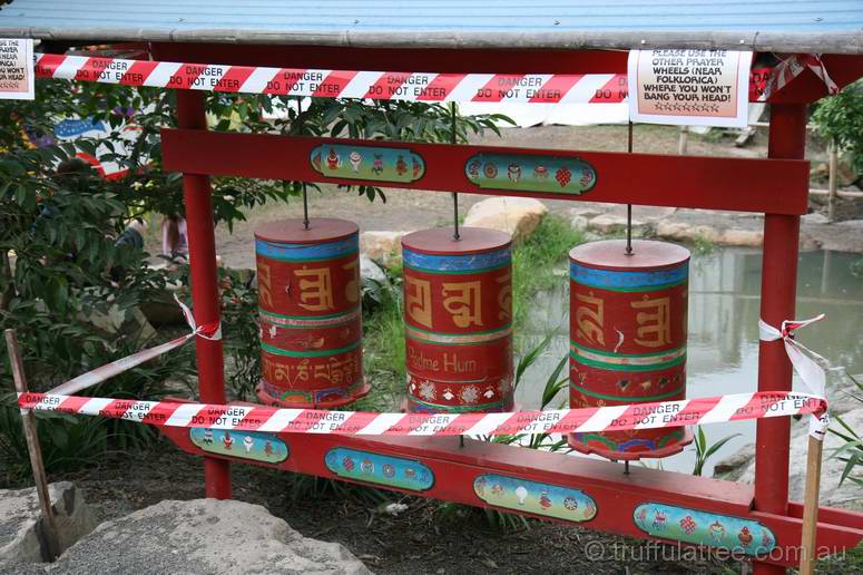 So much gravel has been put down here that the Prayer Wheels are now inaccessible