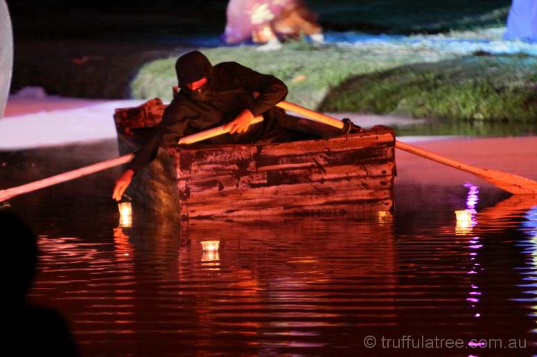 Slightly odd Korean performance piece at the lake