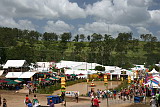 Looking back east to the festival