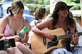 Jamming outside the Chai Tent