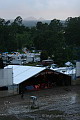 The Glasshouse Mountains from the Amphitheatre