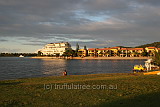 Noosa at sunset from the caravan park