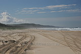 Beach destruction in the Great Sandy National Park