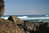 Surfing off the headland, Great Sandy National Park