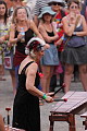 Marimba action outside the Chai Tent