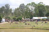 Relaxing on the village green