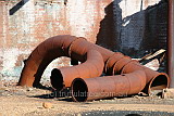 Just too damn tired to get up - part of the old smelter at Chillagoe