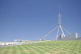 The hill that is Parliament House, Canberra