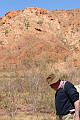 Looking for shatter cones inside Gosses Bluff