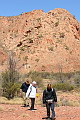 Looking for shatter cones inside Gosses Bluff